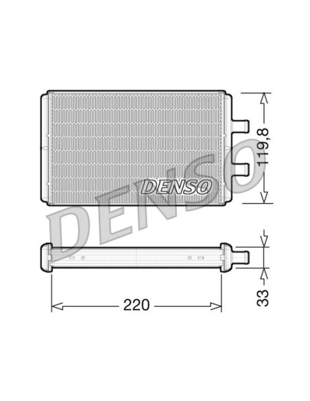 Radiador Calefacc 8 Cm Dist